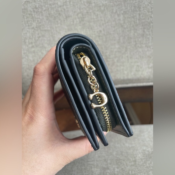 NWT！COACH SNAP WALLET IN SIGNATURE CAMO PRINT (COACH CW538) gift receipt - Picture 4 of 7